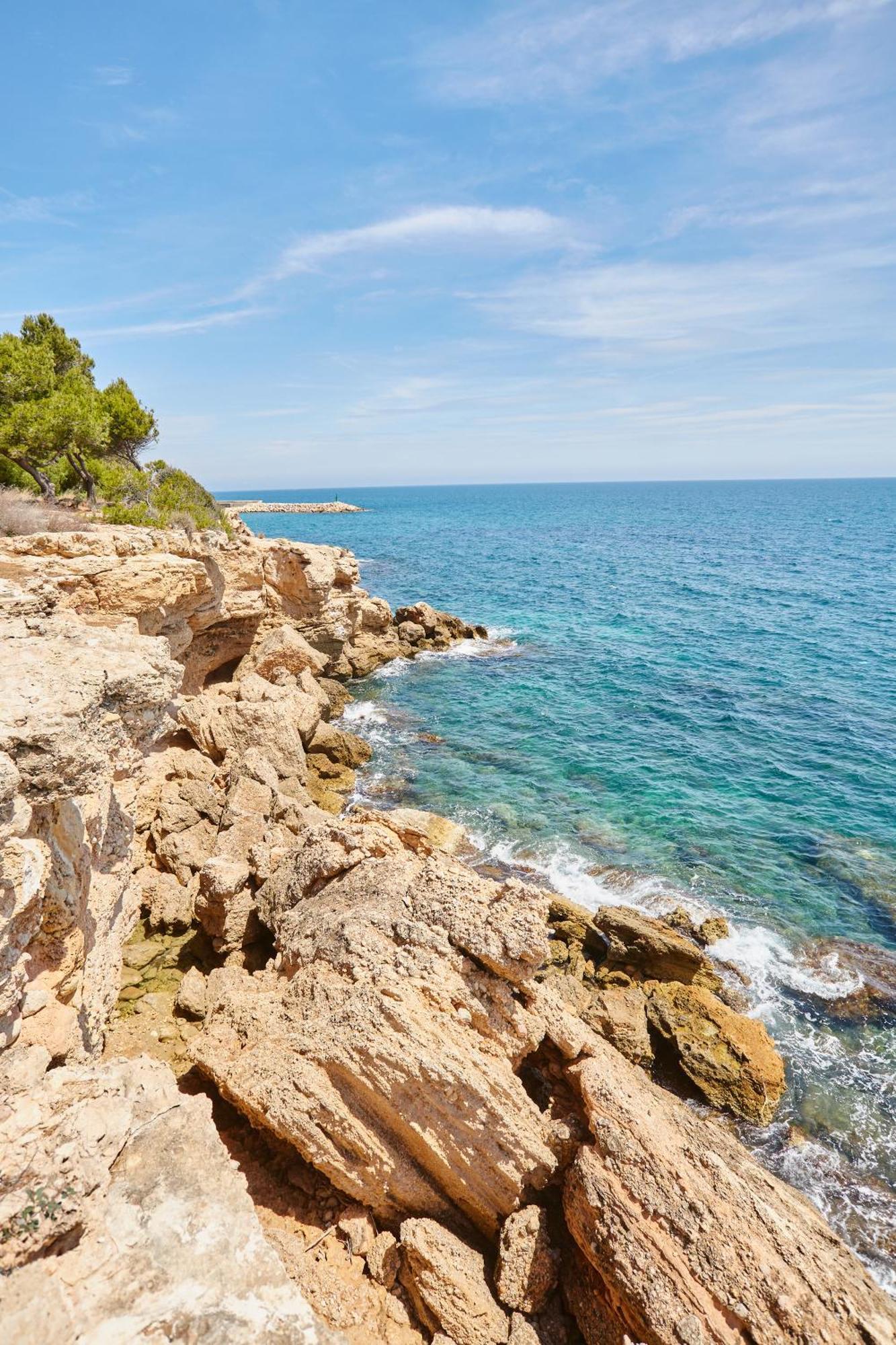 Rincon De Mar Apartment Calafat Bagian luar foto